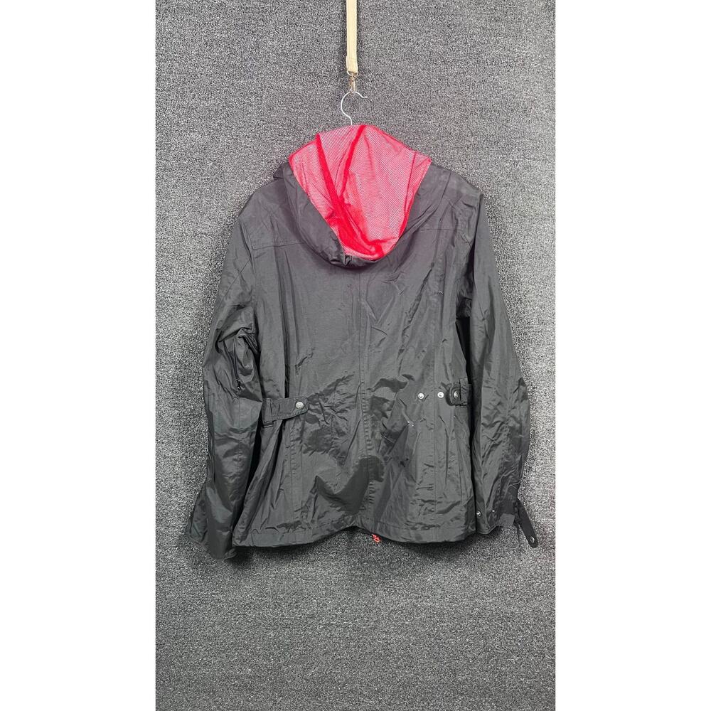 Canada Fifty Five CMB Lined Waterproof Jacket Coat Women's XL (48) Black Hooded - Picture 2 of 11